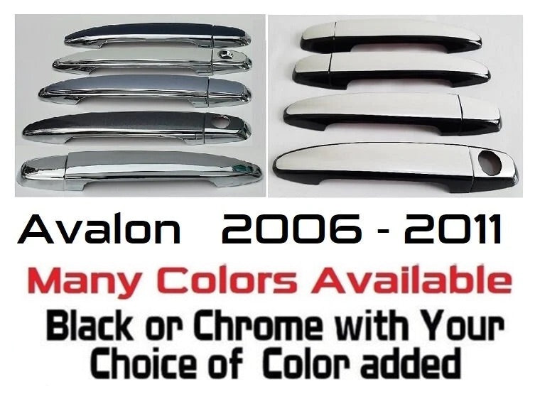 Custom  Door Handle Overlays Covers For 2006 - 2011 Toyota Avalon