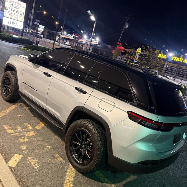 Custom Black OR Chrome Door Handle Overlays / Covers For 2022 - 2025 Jeep Grand Cherokee