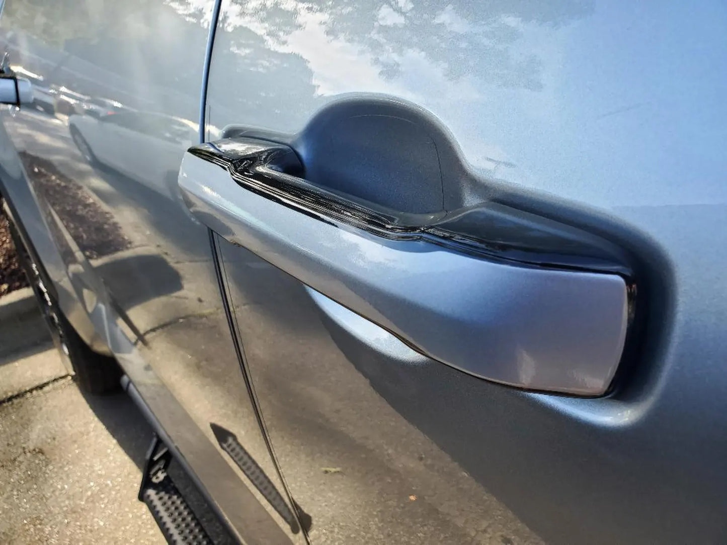 Custom Black OR Chrome Door Handle Overlays / Covers For Toyota Tacoma 2024-2026