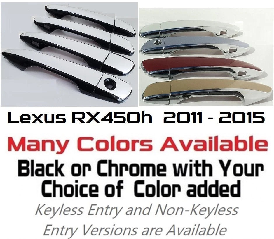 Custom  Door Handle Overlays Covers For 2011 - 2015 Lexus RX450h