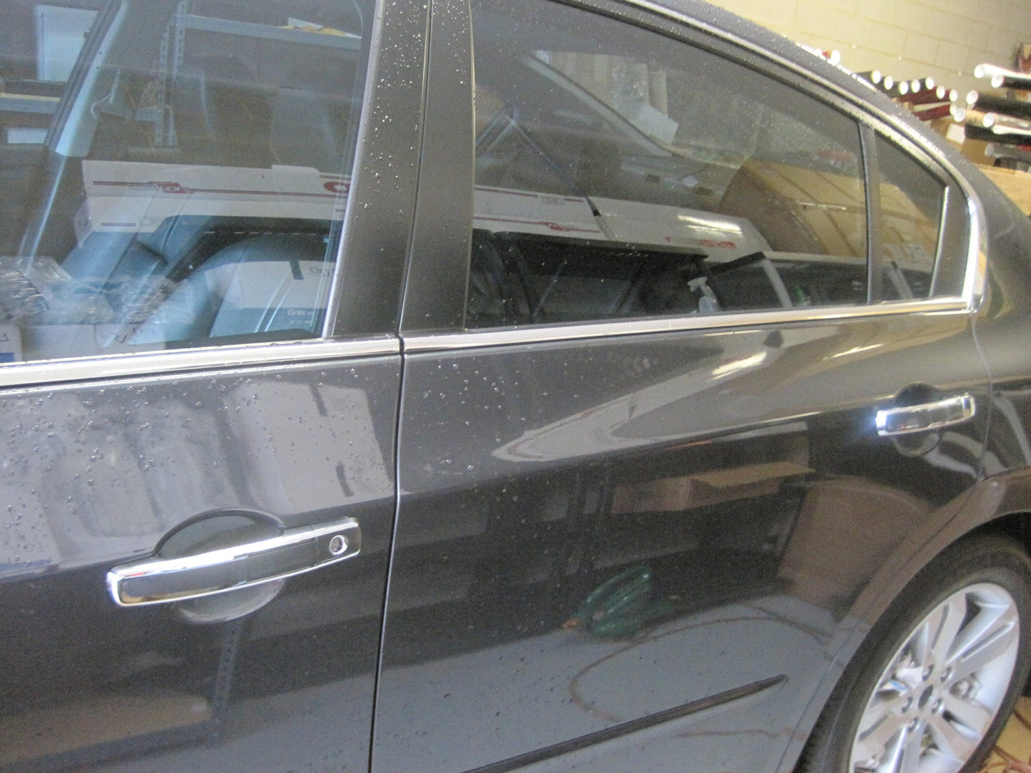 Full Set of Custom Black OR Chrome Door Handle Overlays / Covers For the 2005 - 2011 Nissan Pathfinder Choose the Color of the Middle Insert