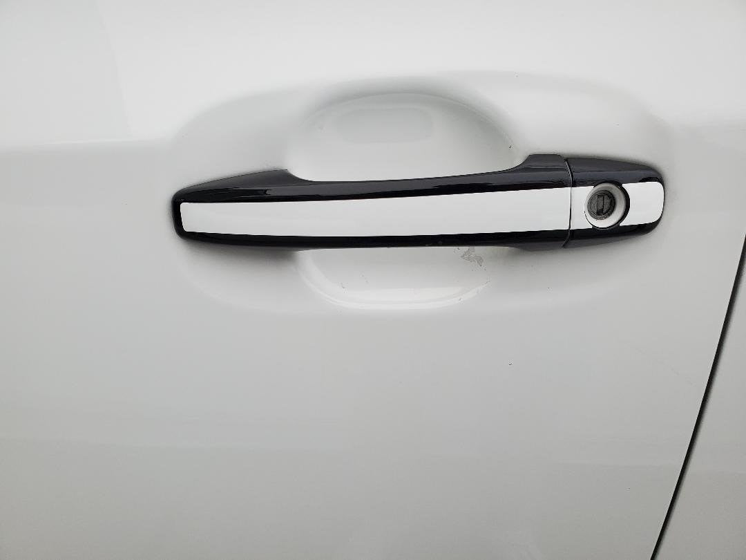 Full Set  Custom Black OR Chrome Door Handle Overlays / Covers For 2013 - 2017 Subaru XV CrossTek  You Choose the Color of the Middle Insert