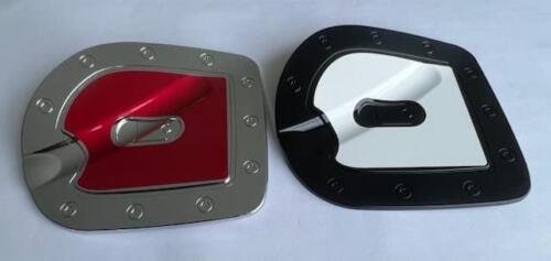 Custom Black OR Chrome Door Overlays / Covers For the 2005 - 2021 Nissan Frontier YOU Choose the Middle Insert Color -- *Long Bed Version*