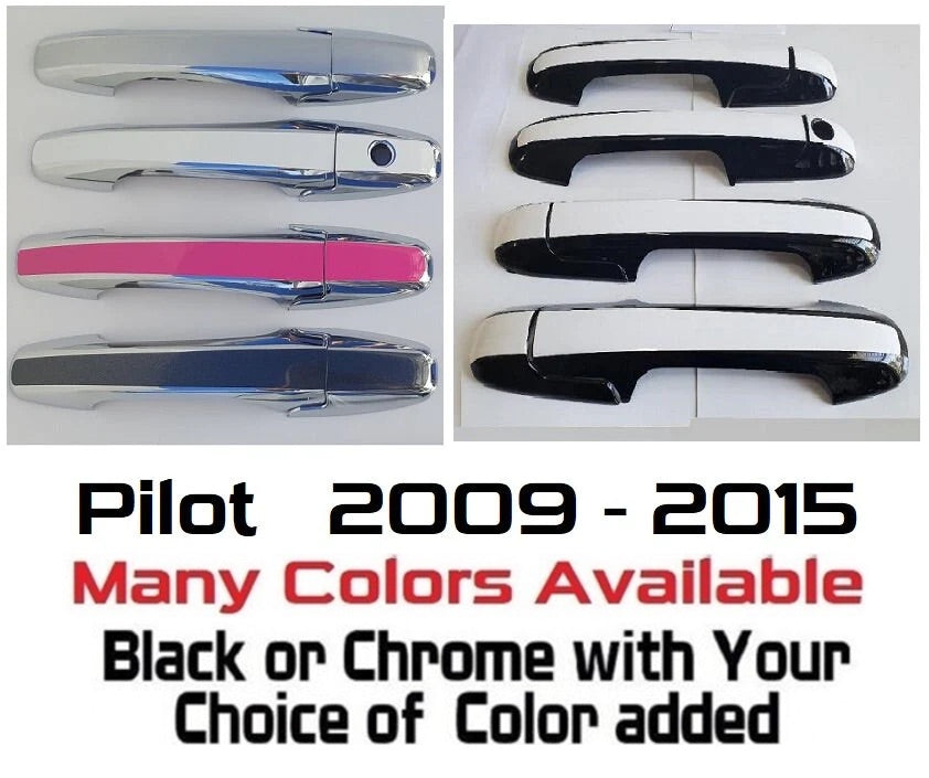 Custom Car Door Handle Overlays Covers For 2009 - 2015 Honda Pilot