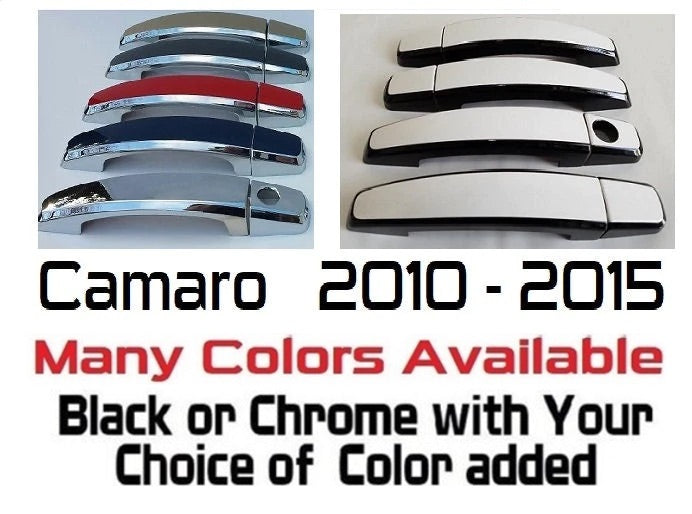 Custom Car Door Handle Overlays Covers For  2010- 2015 Chevy Camaro