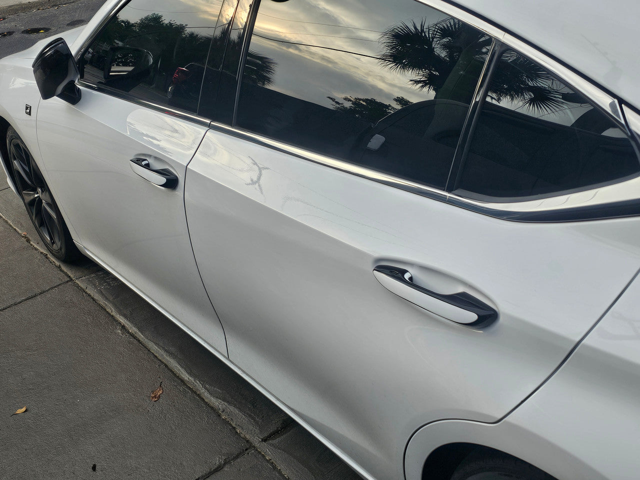 Custom Car Door Handle Overlays Covers For 2013 - 2019 Lexus ES300h
