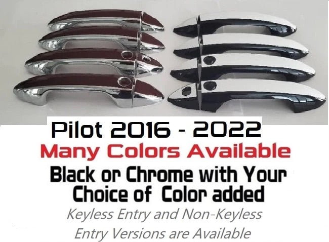 Custom Car Door Handle Overlays Covers For  2016-2022 Honda Pilot