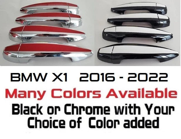 Custom Car Door Handle Overlays Covers For  2016 - 2022 BMW X1 Series