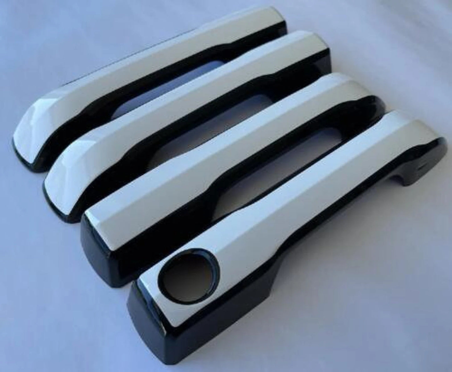 Custom Black OR Chrome Door Handle Overlays / Covers For Toyota Tacoma 2024-2026