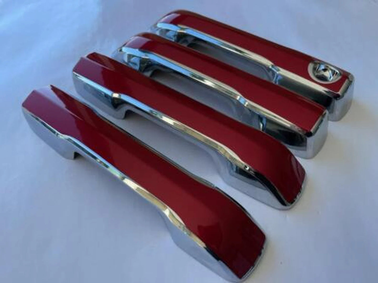 Custom Black OR Chrome Door Handle Overlays / Covers For Toyota Tacoma 2024-2026
