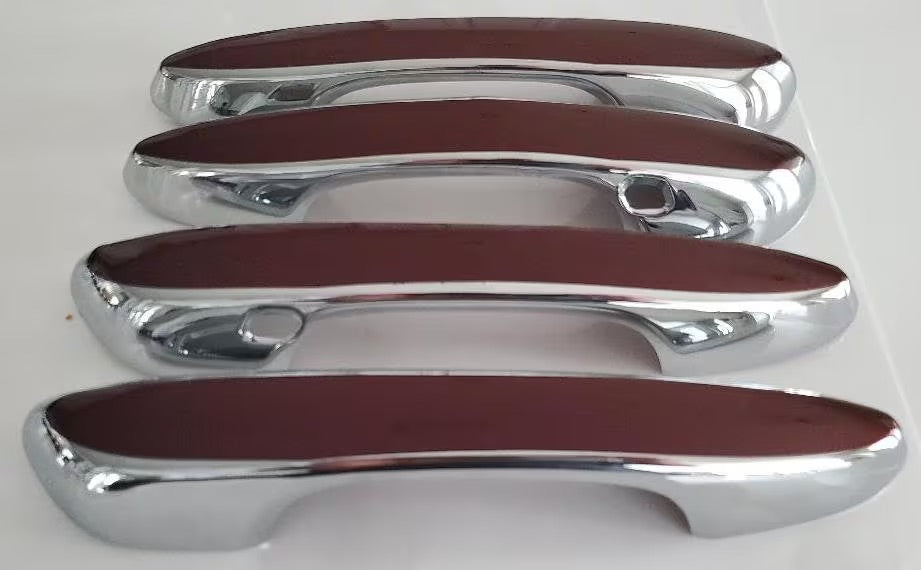 Custom Door Handle Overlays / Covers For 2019 - 2024 Lexus ES200 (Chrome Base)