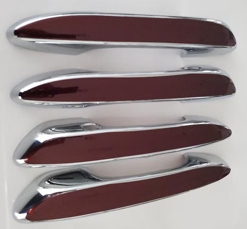 Custom Door Handle Overlays / Covers For 2019 - 2024 Lexus ES200 (Chrome Base)