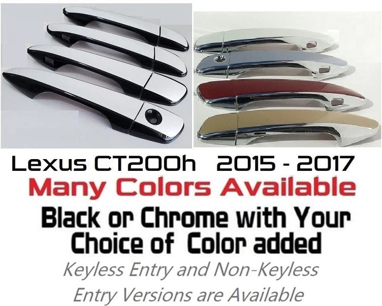 Custom Car Door Handle Overlays Covers For 2015 - 2017 Lexus CT200h