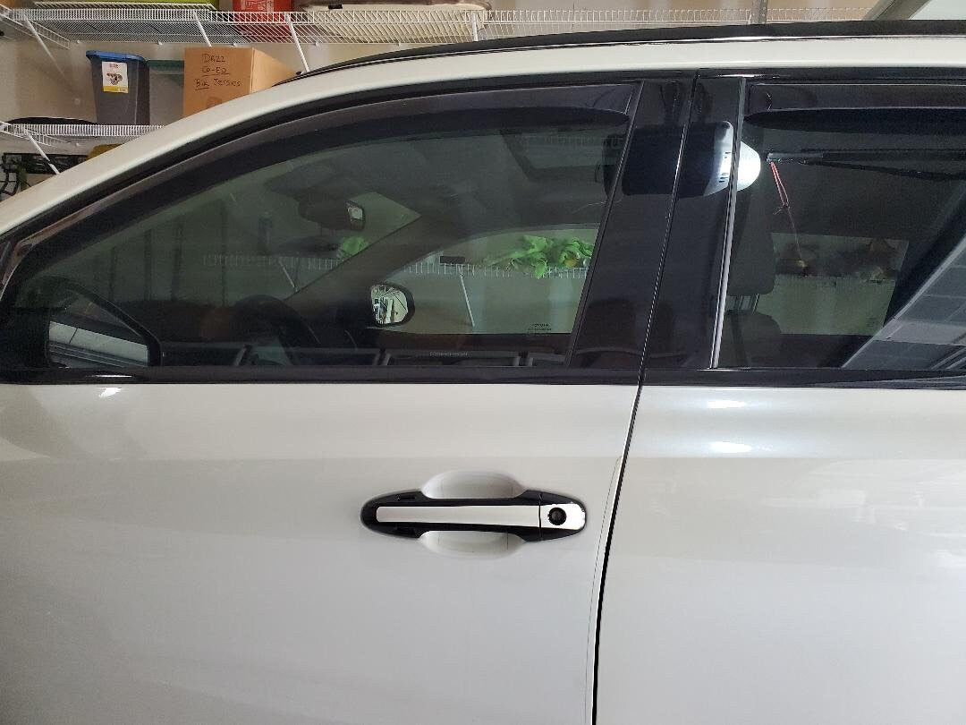 Full Set of Custom Black OR Chrome Door Handle Overlays / Covers For 2016 - 2022 Toyota Tacoma - You Choose the Color of the Middle Insert