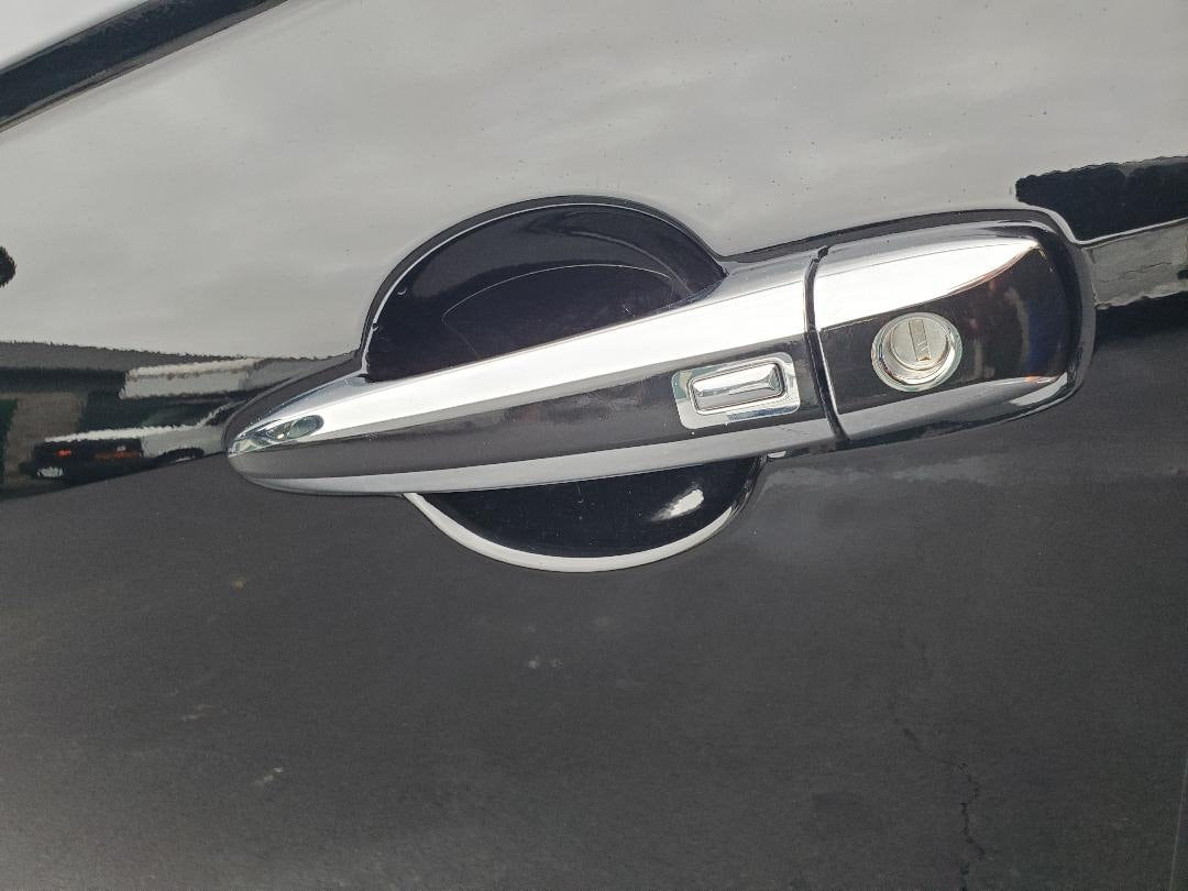 Full Set of Custom Black OR Chrome Door Handle Overlays / Covers For the 2019-2022 Nissan Altima - You Choose the Color of the Middle Insert
