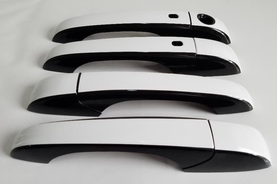 Full Set Custom Black OR Chrome Door Handle Overlays / Covers For the 2009- 2019 Dodge Journey