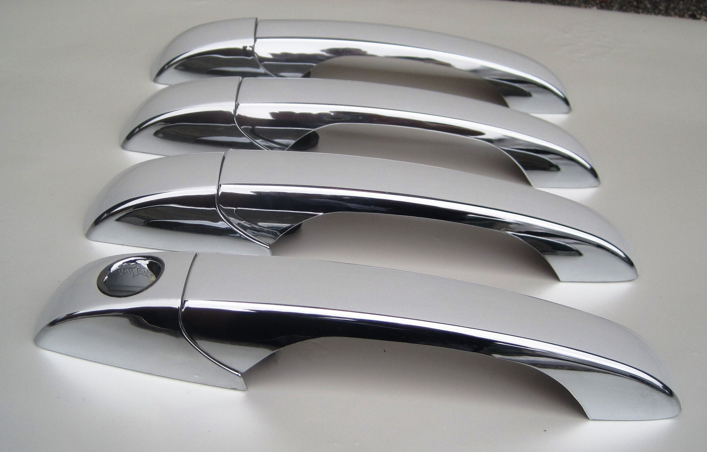 Full Set Custom Black OR Chrome Door Handle Overlays / Covers For the 2009- 2019 Dodge Journey