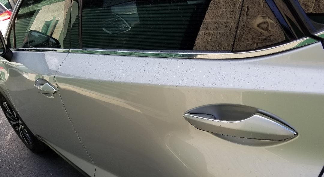 Full Set of Custom Chrome Door Handle Overlays / Covers For 2015 - 2017 Lexus NX200t - You Choose the Color of the Middle Insert