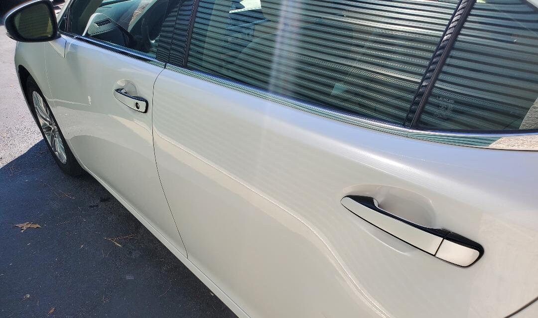 Full Set of Custom Black OR Chrome Door Handle Overlays / Covers For 2014 - 2016 Lexus IS250 - You Choose the Color of the Middle Insert