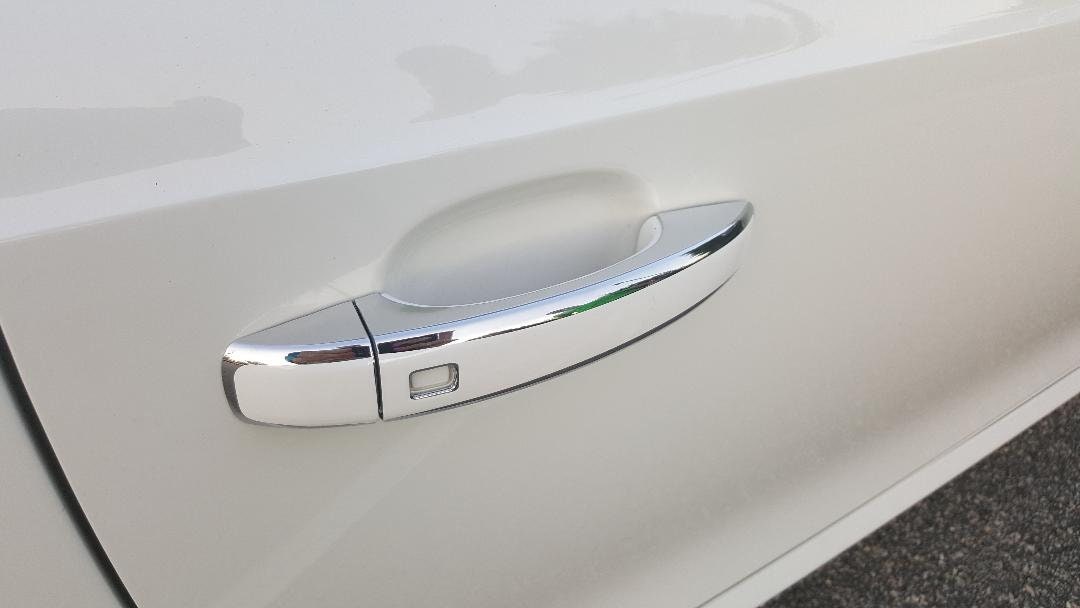 Full Set of Custom Chrome Door Handle Overlays / Covers For the 2008 – 2015 Audi A4 -- You Choose the Middle Color Insert