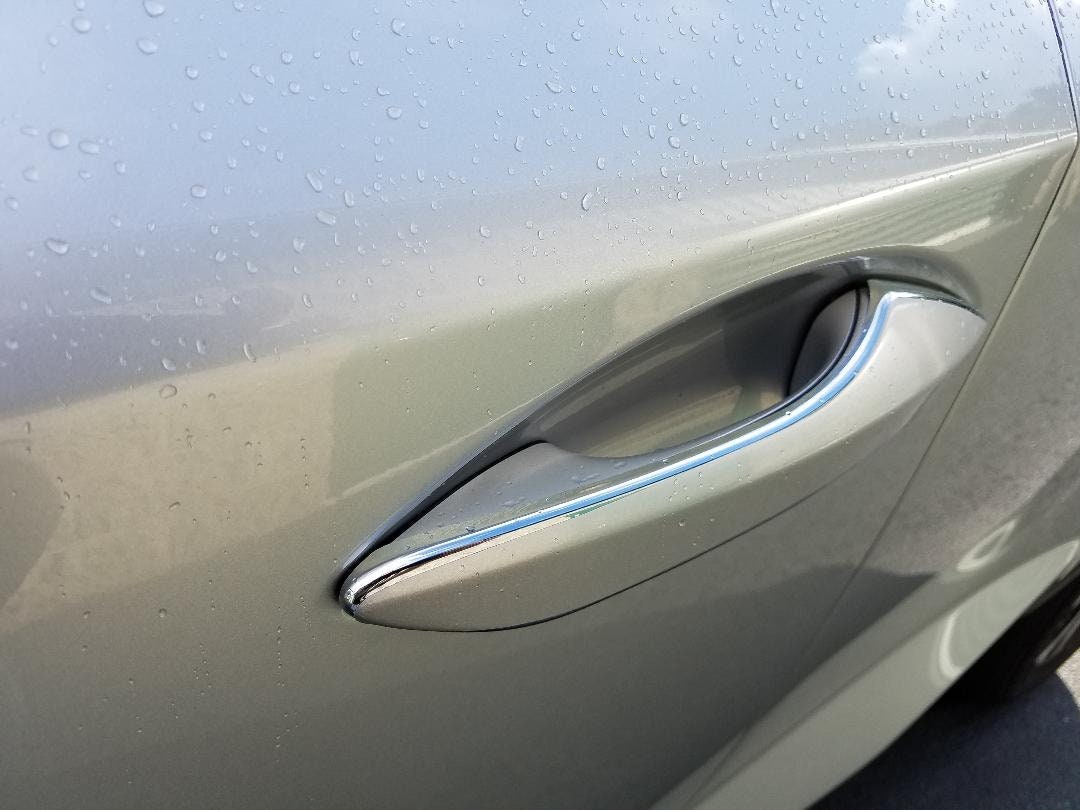 Full Set of Custom Chrome Door Handle Overlays / Covers For 2016 - 2017 Lexus RC200t - You Choose the Color of the Middle Insert