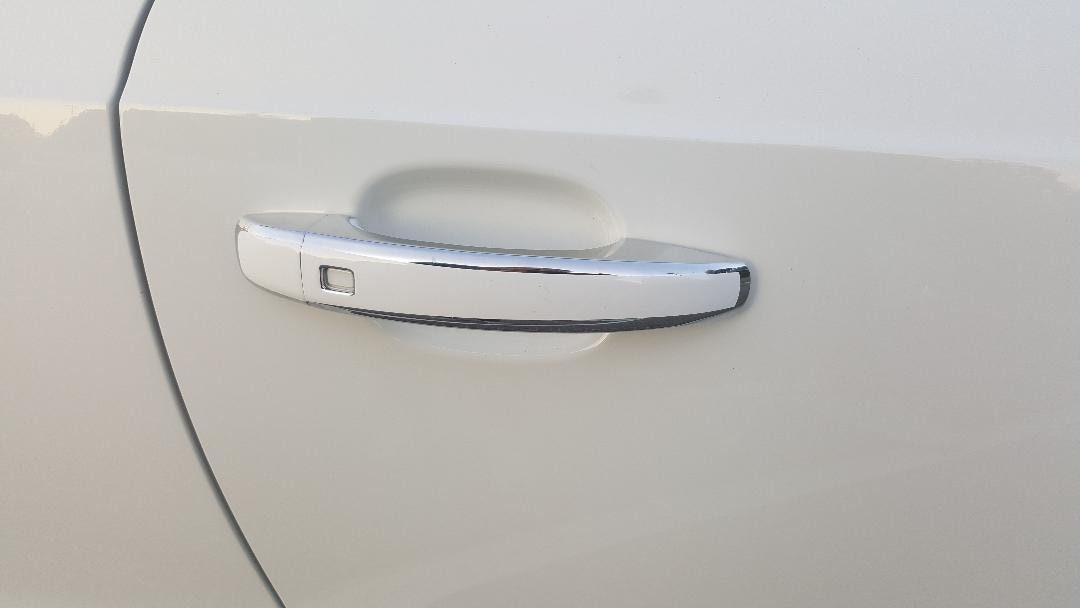 Full Set of Custom Chrome Door Handle Overlays / Covers For the 2008 – 2015 Audi A4 -- You Choose the Middle Color Insert