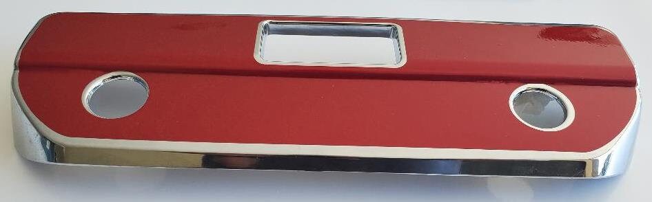 Custom Black OR Chrome Tailgate Handle Cover For the 2019 - 2023 GMC Sierra 1500 -- You Choose the Middle Color Insert